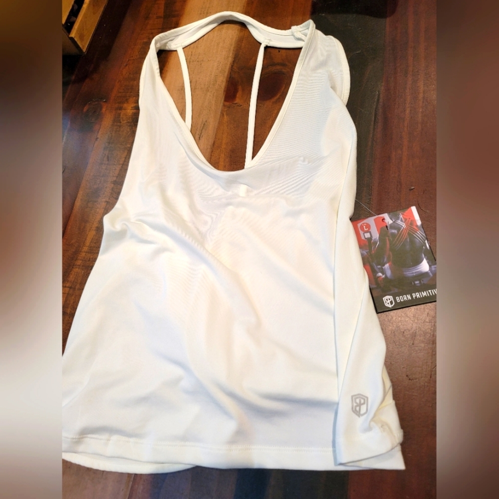 NWT Born Primitive Slay Tank 2.0 (White) - Large